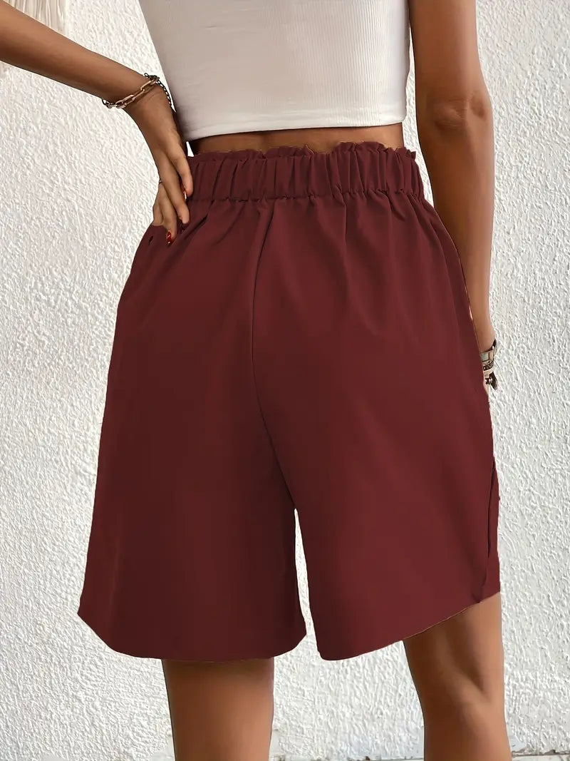 Cirelle High-Waisted Shorts | Pleated Wide-Leg Summer Shorts for Women