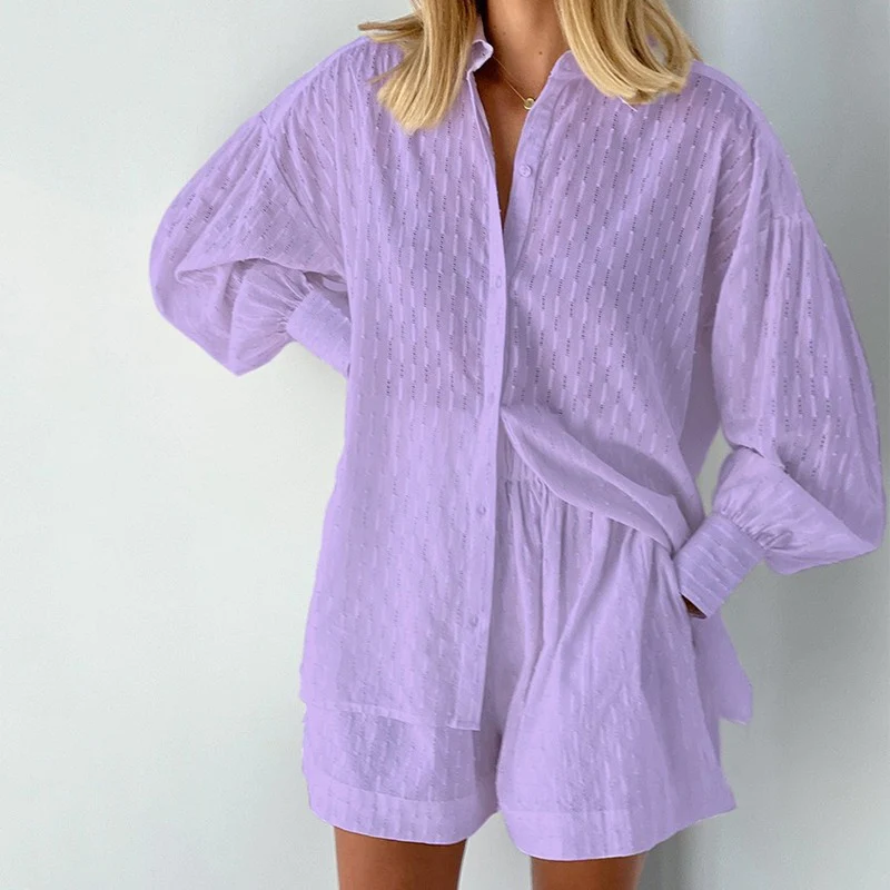 Wilmetta Set | 2-Piece Women's Summer Set – Shorts & Blouse