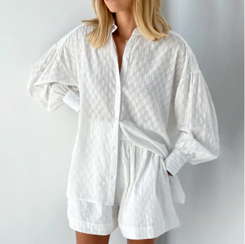 Wilmetta Set | 2-Piece Women's Summer Set – Shorts & Blouse