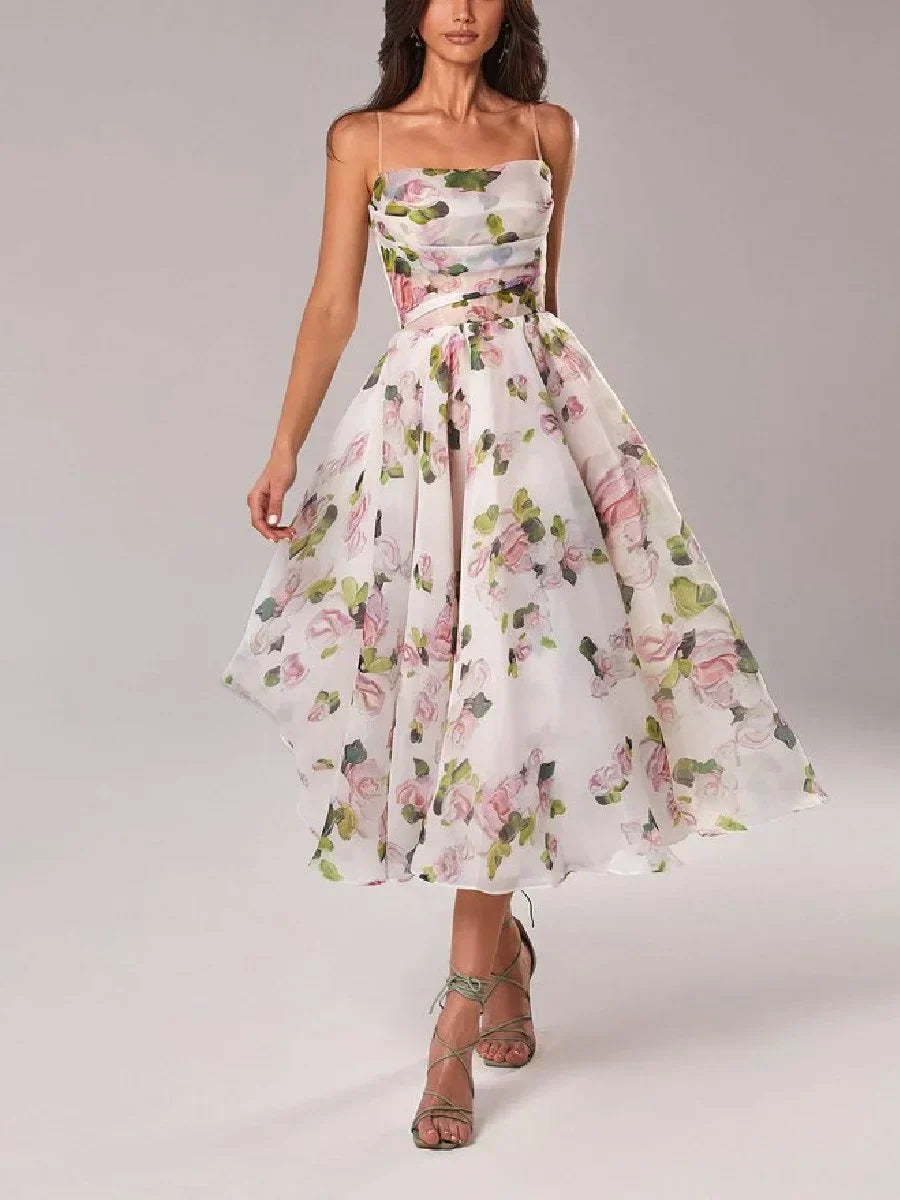 Yahira Dress | Women’s Sleek Midi Dress with Structured Fit