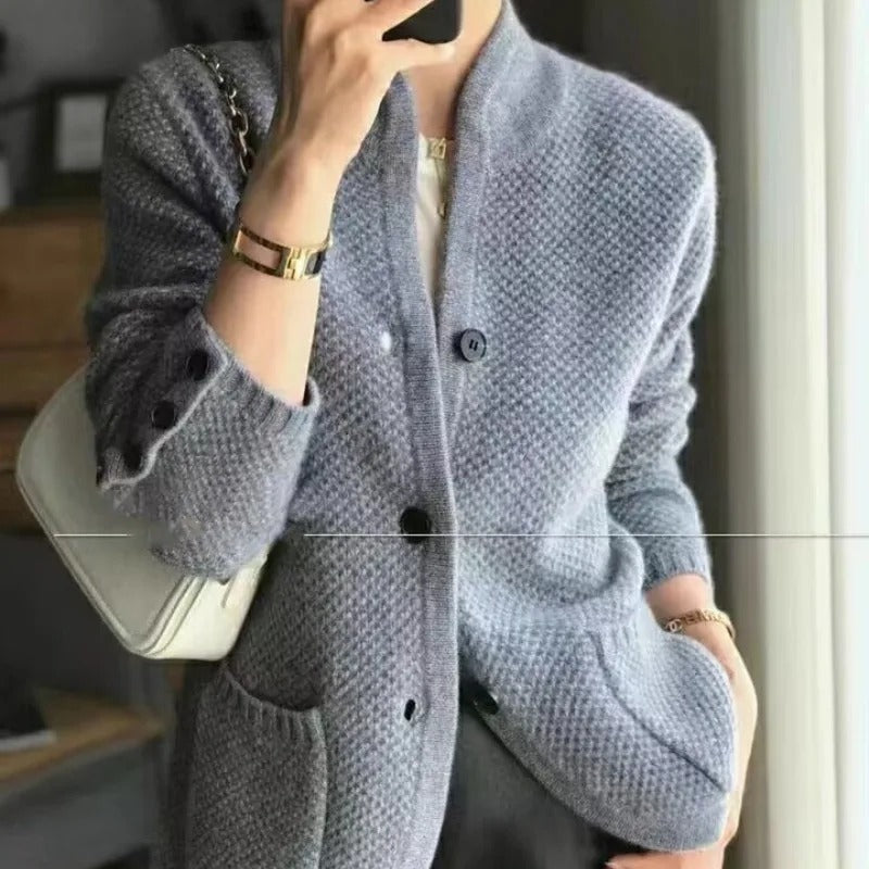 Franchesca Jacket | Women's Thick Cashmere Wool Jacket