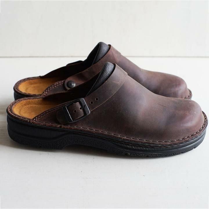 Greer Slippers | Leather Orthopedic Comfort Slippers
