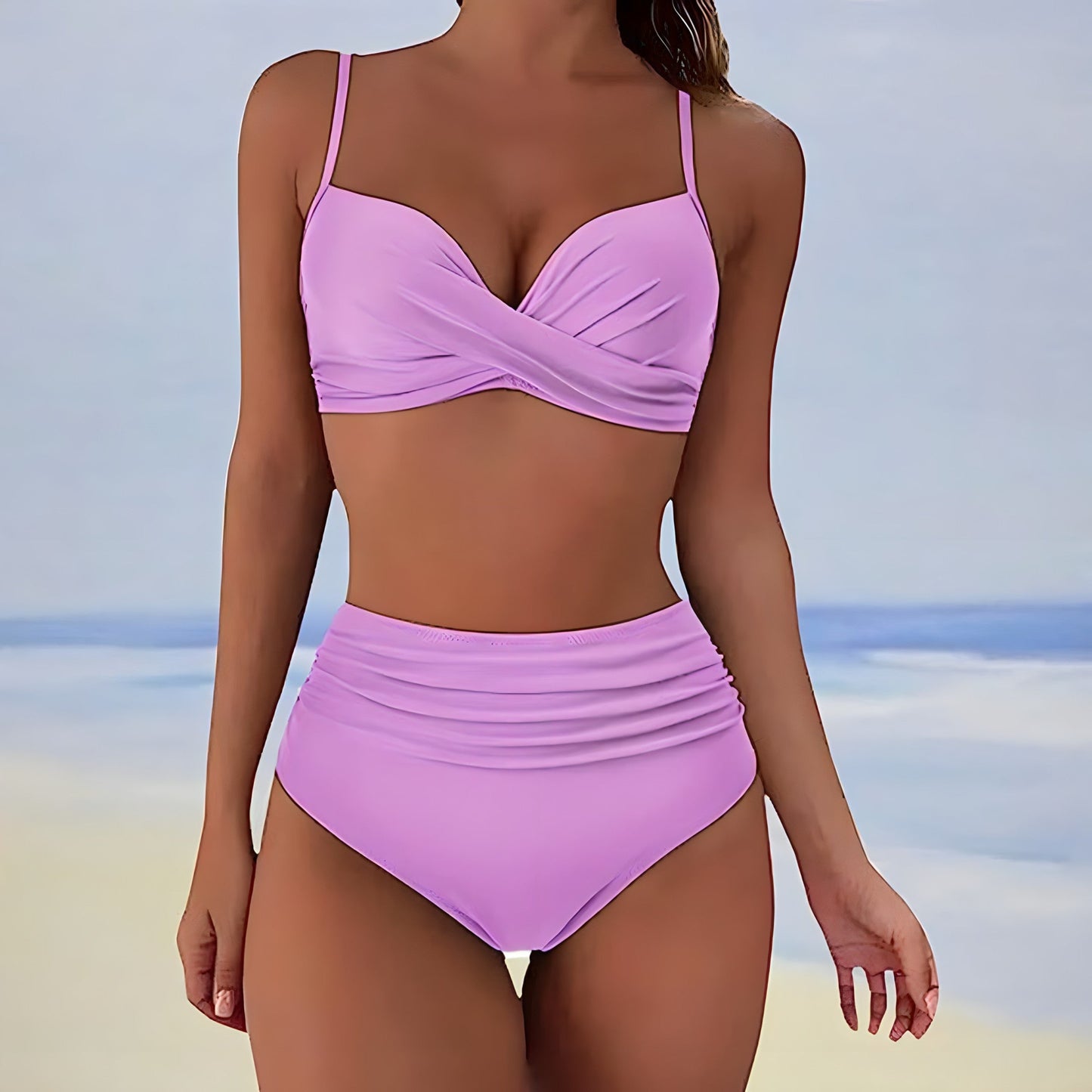 Wilma Swimwear | Stylish High-Waist Bikini Set for Women