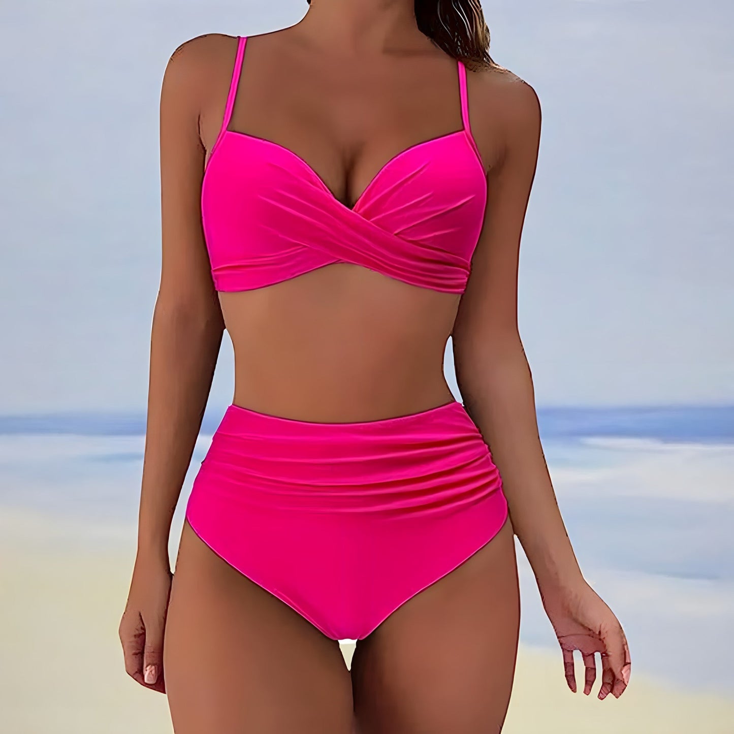 Wilma Swimwear | Stylish High-Waist Bikini Set for Women