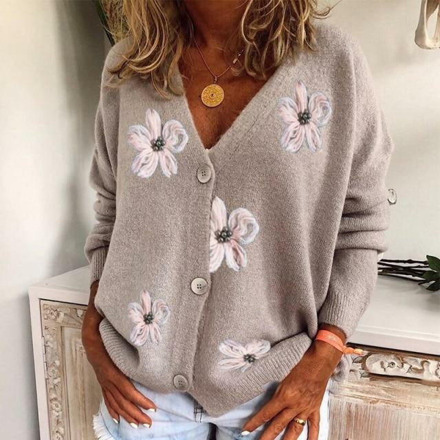 Osanna Cardigan | Women's Spring Floral Knit Cardigan