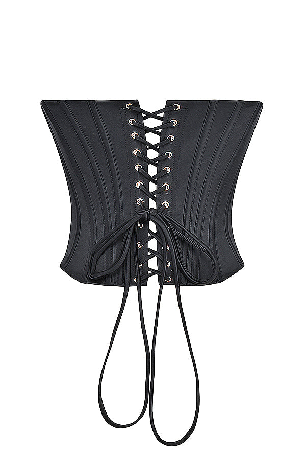 Beatrice Corset Top | Women’s Structured Corset with Lace Back Detail for Elegant Styling