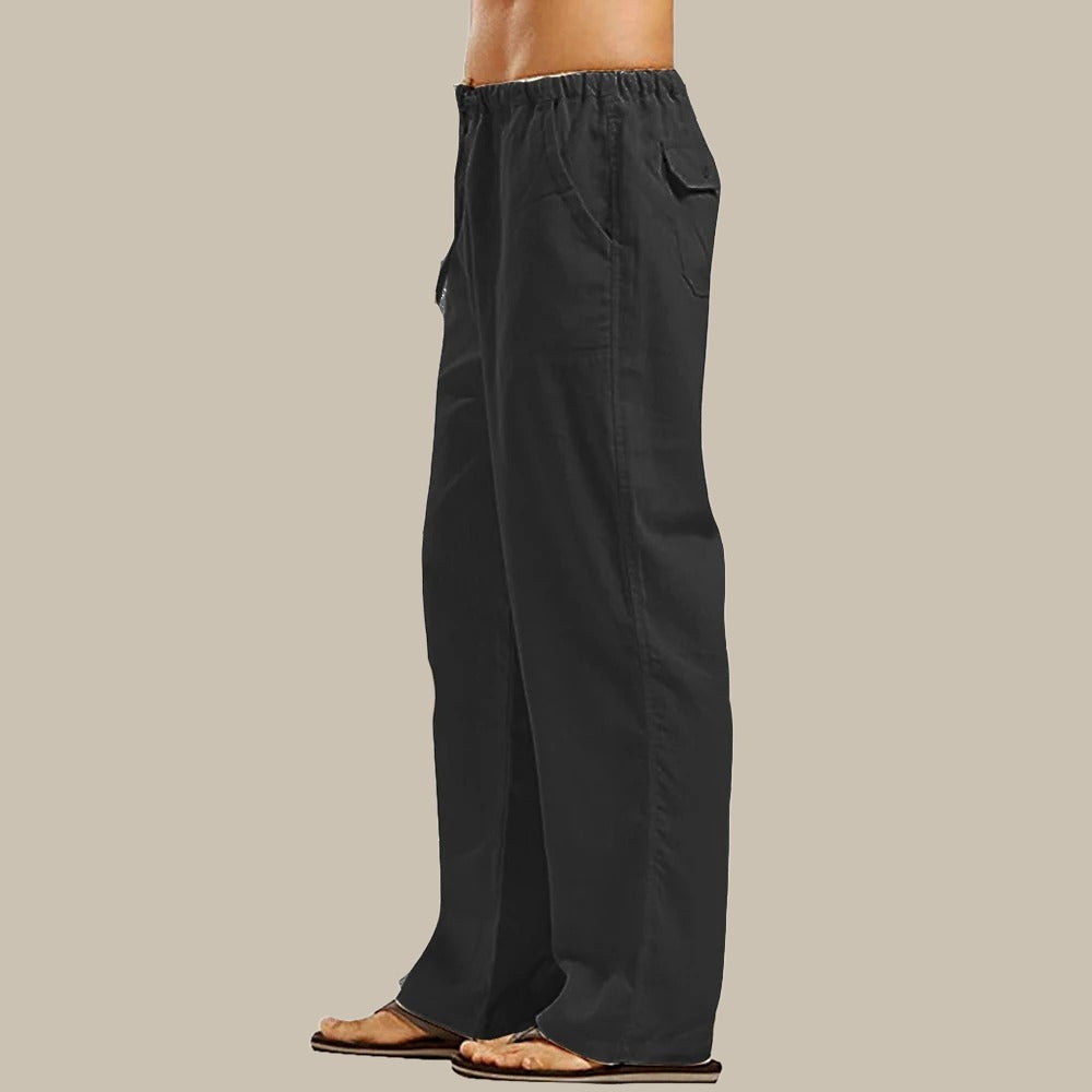 Benson Linen Trousers | Stylish Lightweight Men’s Summer Pants