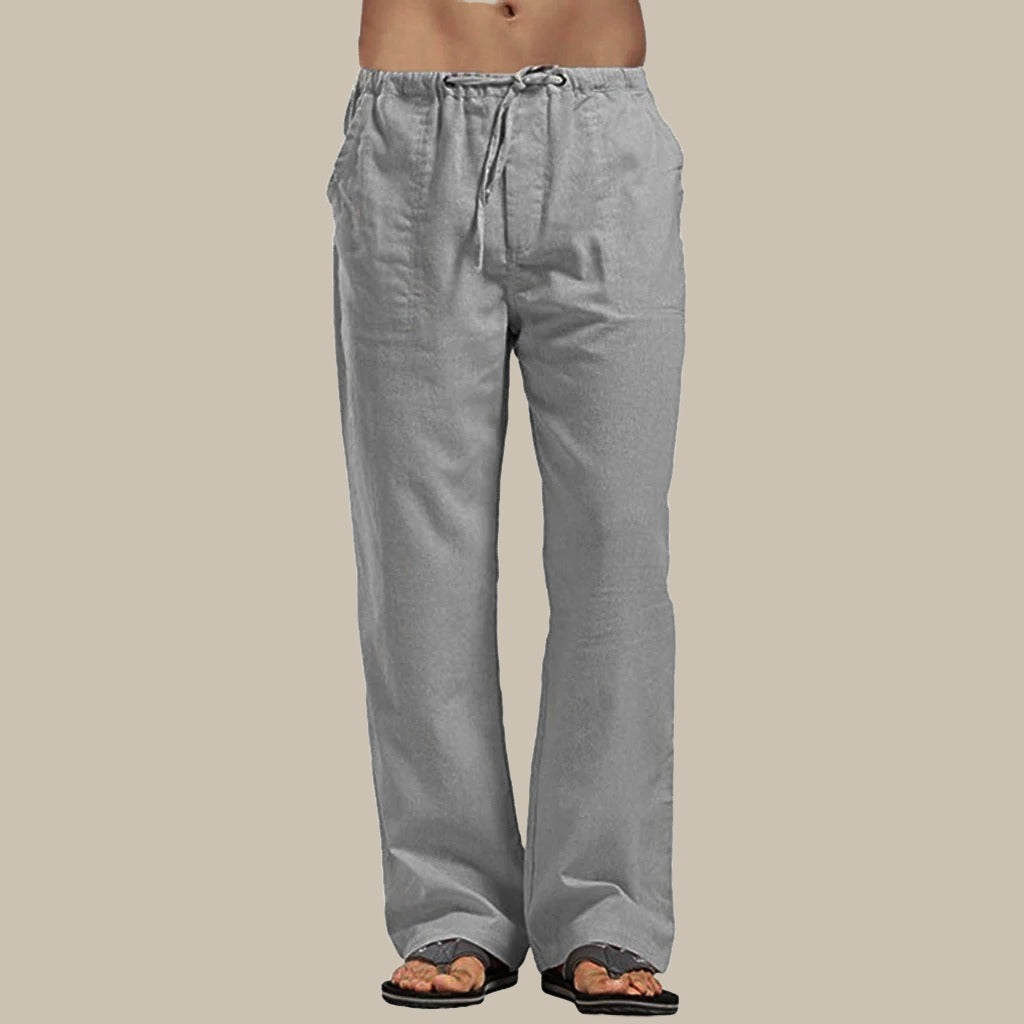 Benson Linen Trousers | Stylish Lightweight Men’s Summer Pants