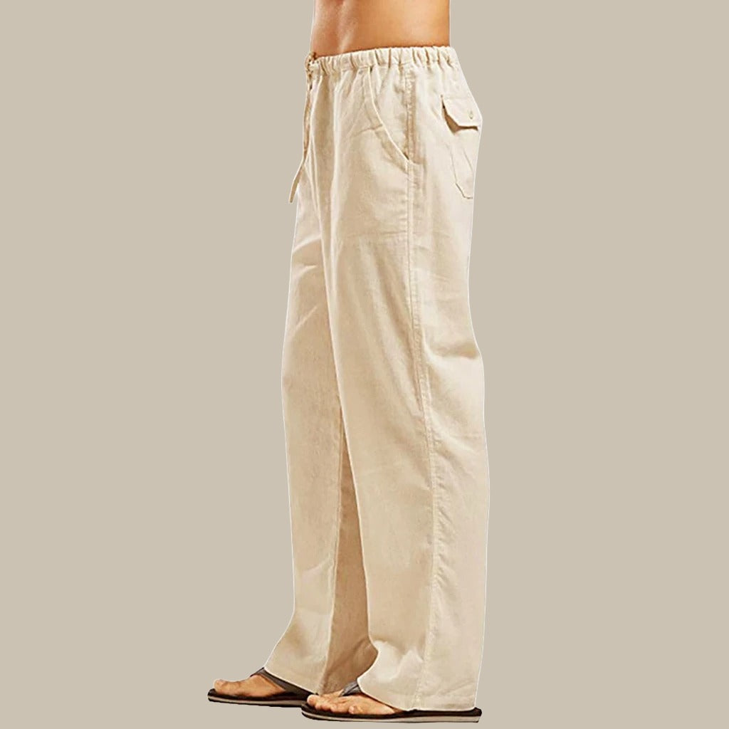 Benson Linen Trousers | Stylish Lightweight Men’s Summer Pants