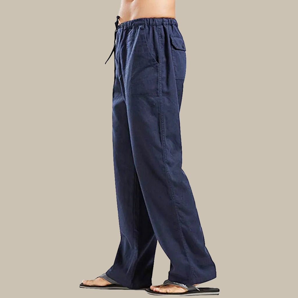 Benson Linen Trousers | Stylish Lightweight Men’s Summer Pants