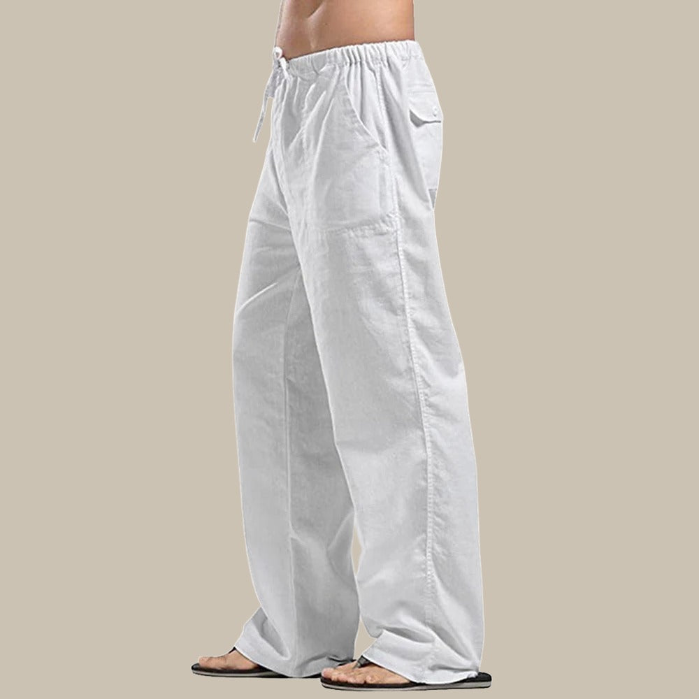Benson Linen Trousers | Stylish Lightweight Men’s Summer Pants