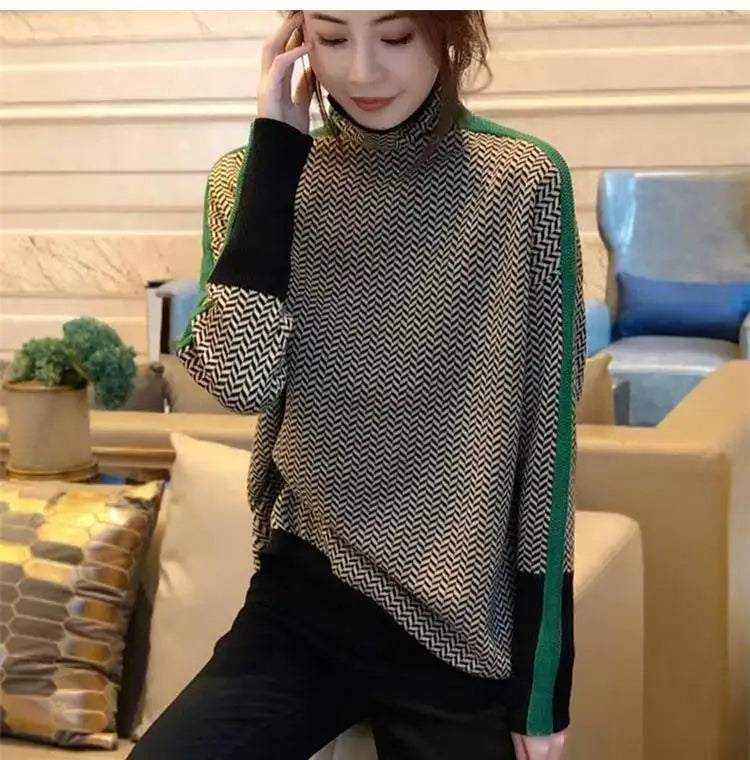 Leslie Sweater | Women's Knit Turtleneck Sweater