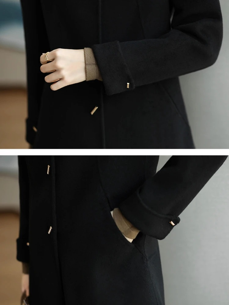 Farah Coat | Elegant Tailored Wool Trench Coat