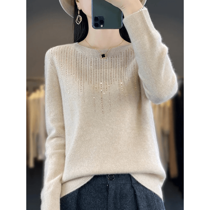 Jelani Sweater | Soft Knit Sweater with Sparkling Detail