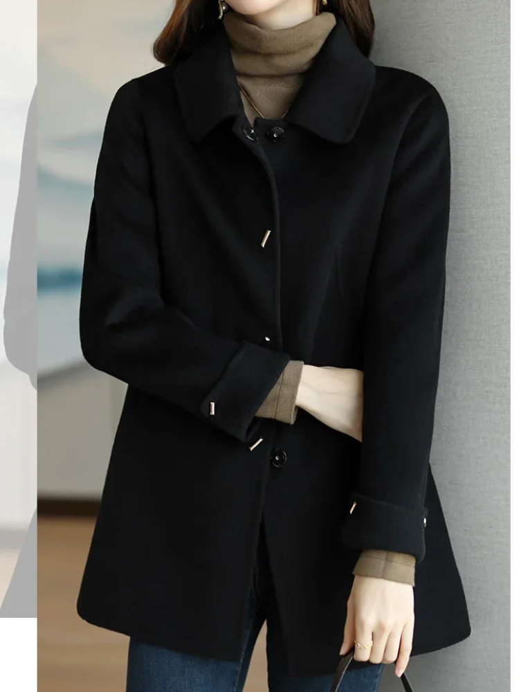 Farah Coat | Elegant Tailored Wool Trench Coat