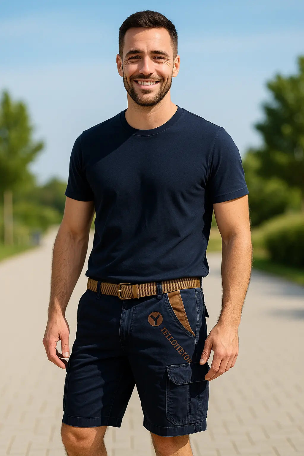 Fenella Shorts | Men’s Vintage Cargo Shorts with Utility Pockets and Relaxed Summer Fit