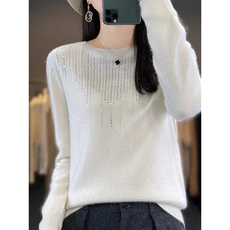 Gretha Sweater | Soft Knitted Sweater with Sparkling Details