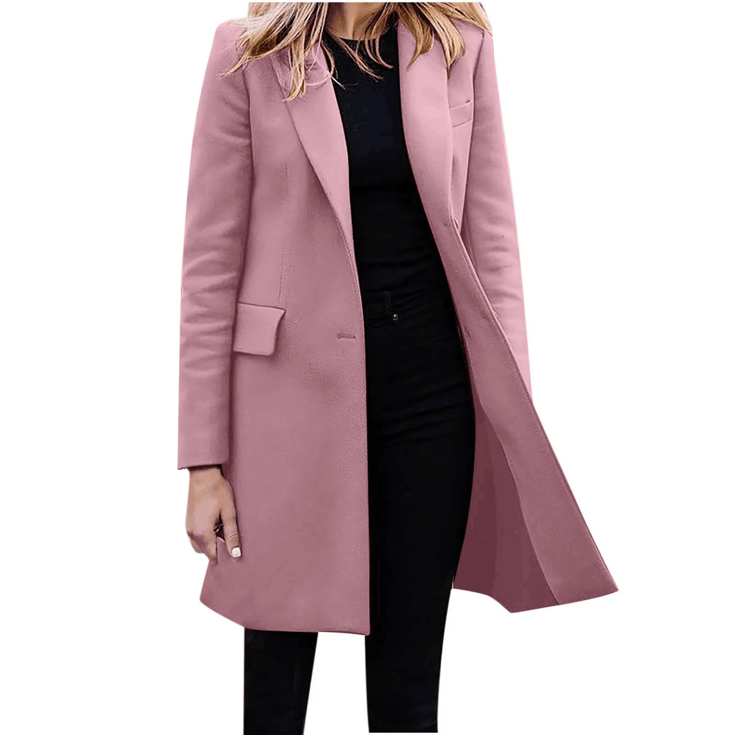 Federica Wool-Blend Overcoat | Classic Style with Pockets