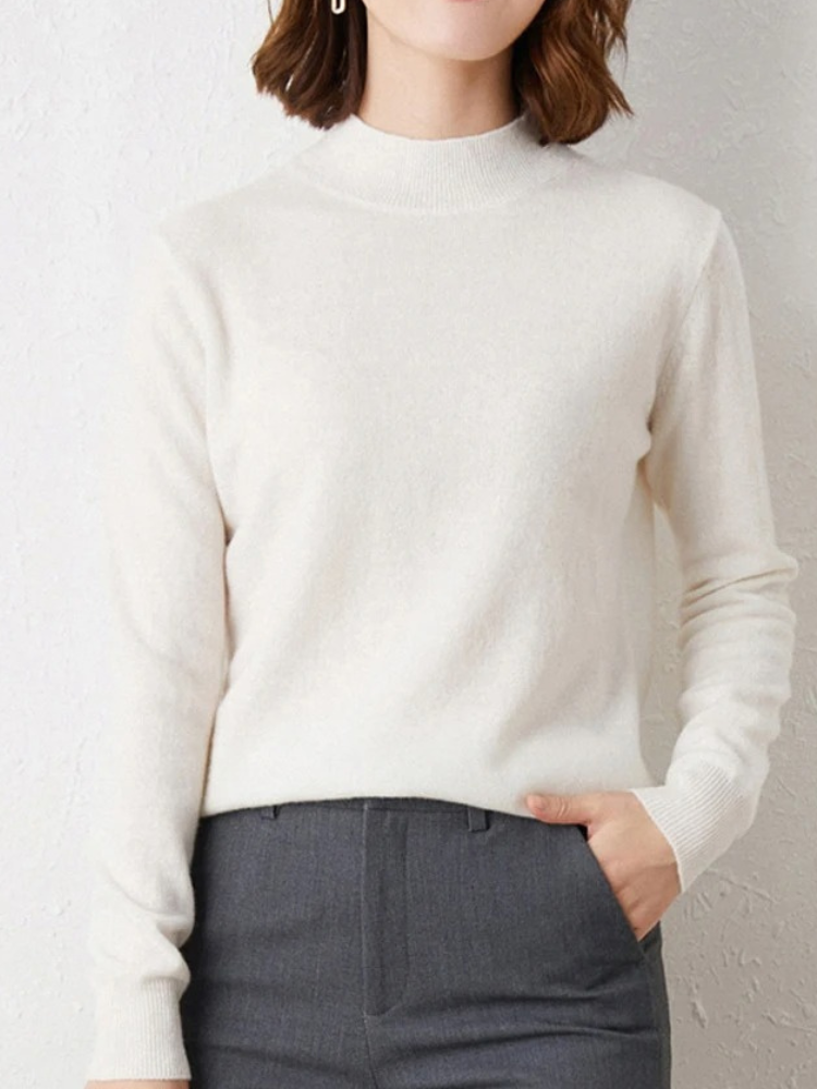 Henley Sweater | Lightweight Turtleneck Sweater