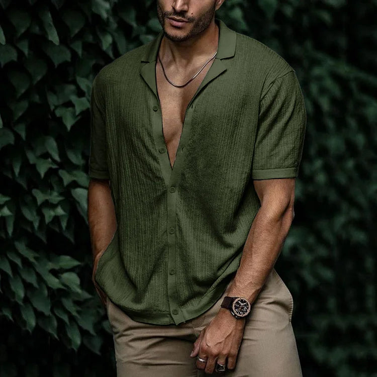 Valensio Linen Shirt | Classic Button-Down Summer Shirt for Men