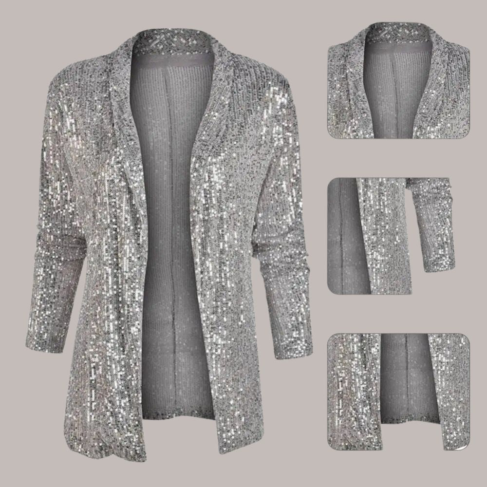 Rosemary Blazer | Women’s Autumn Sparkling Sequin Blazer