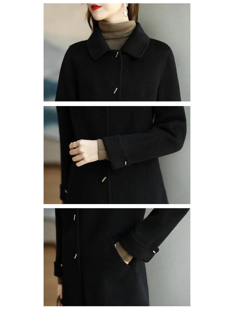 Farah Coat | Elegant Tailored Wool Trench Coat