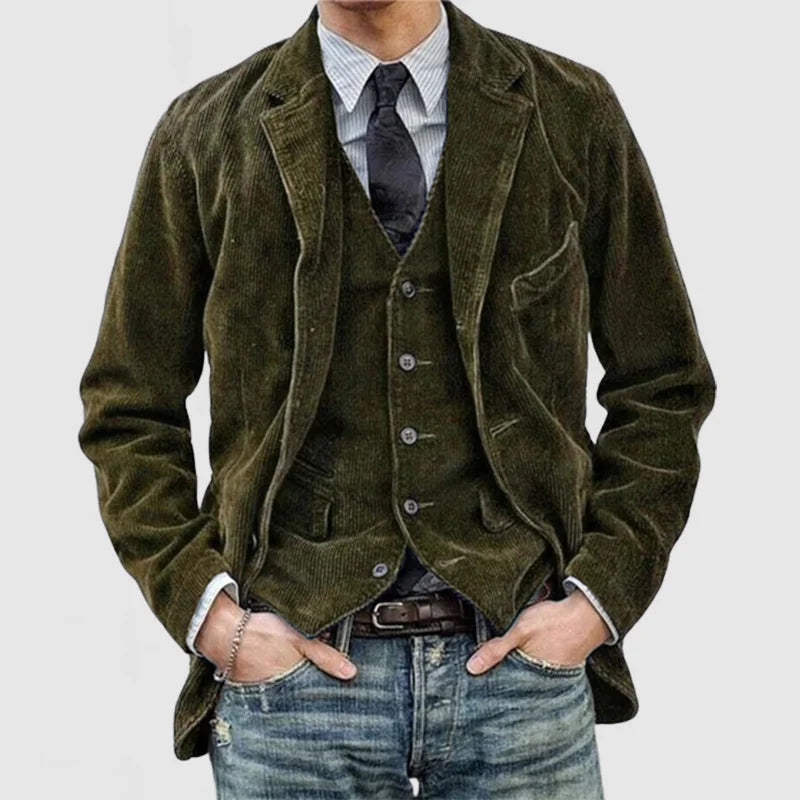 Henry Jacket | Men's Vintage Corduroy Lapel Jacket