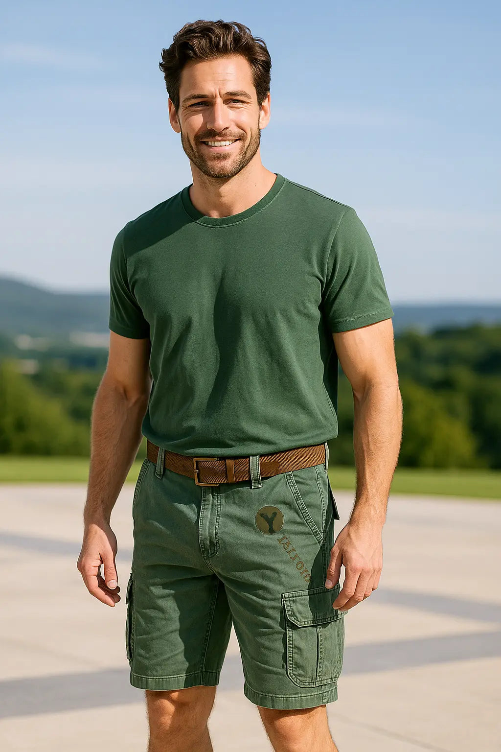 Fenella Shorts | Men’s Vintage Cargo Shorts with Utility Pockets and Relaxed Summer Fit