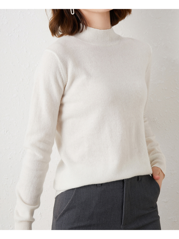 Henley Sweater | Lightweight Turtleneck Sweater