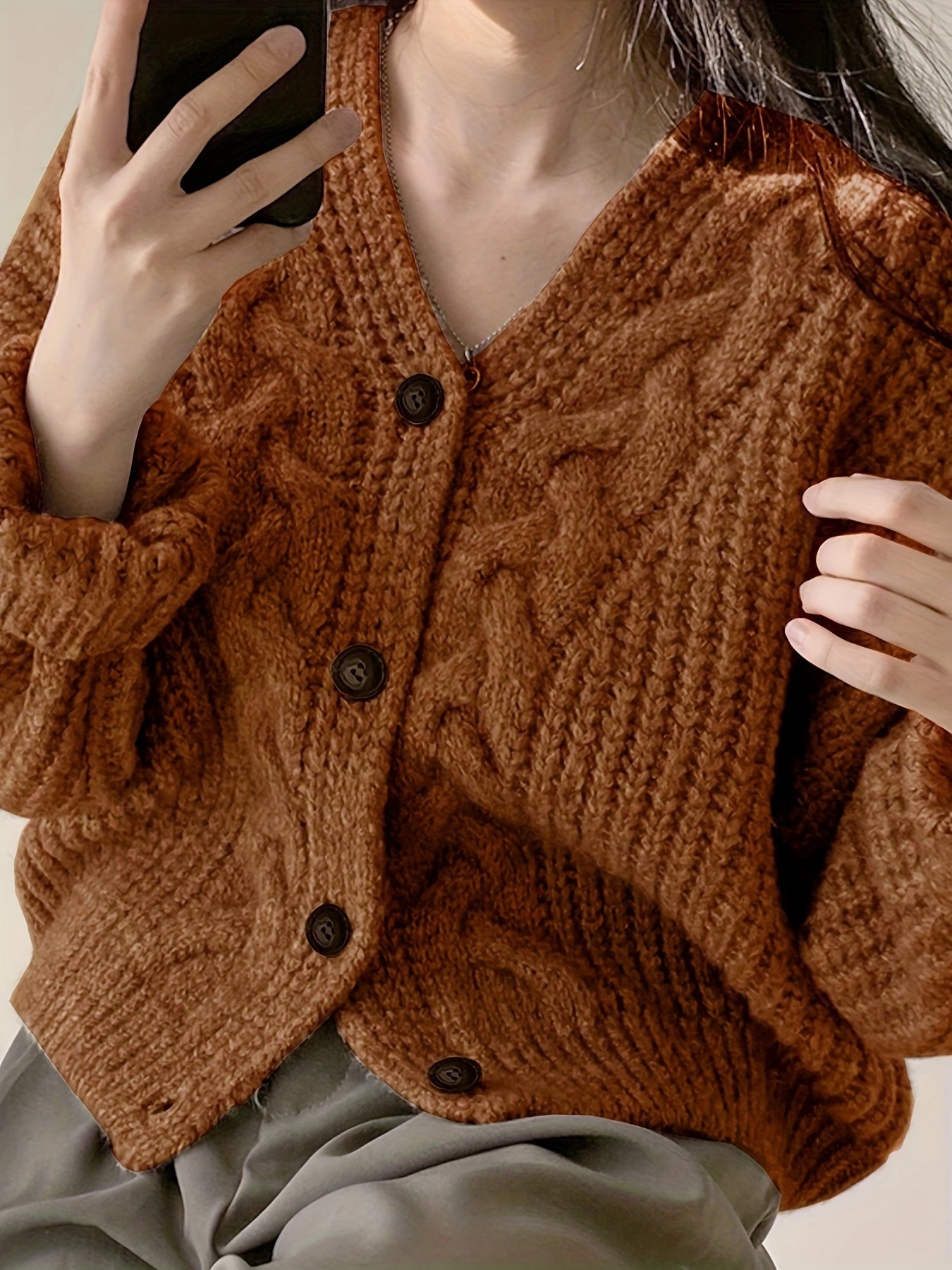 Helena Cardigan | Vintage-Inspired Chunky Knit Sweater