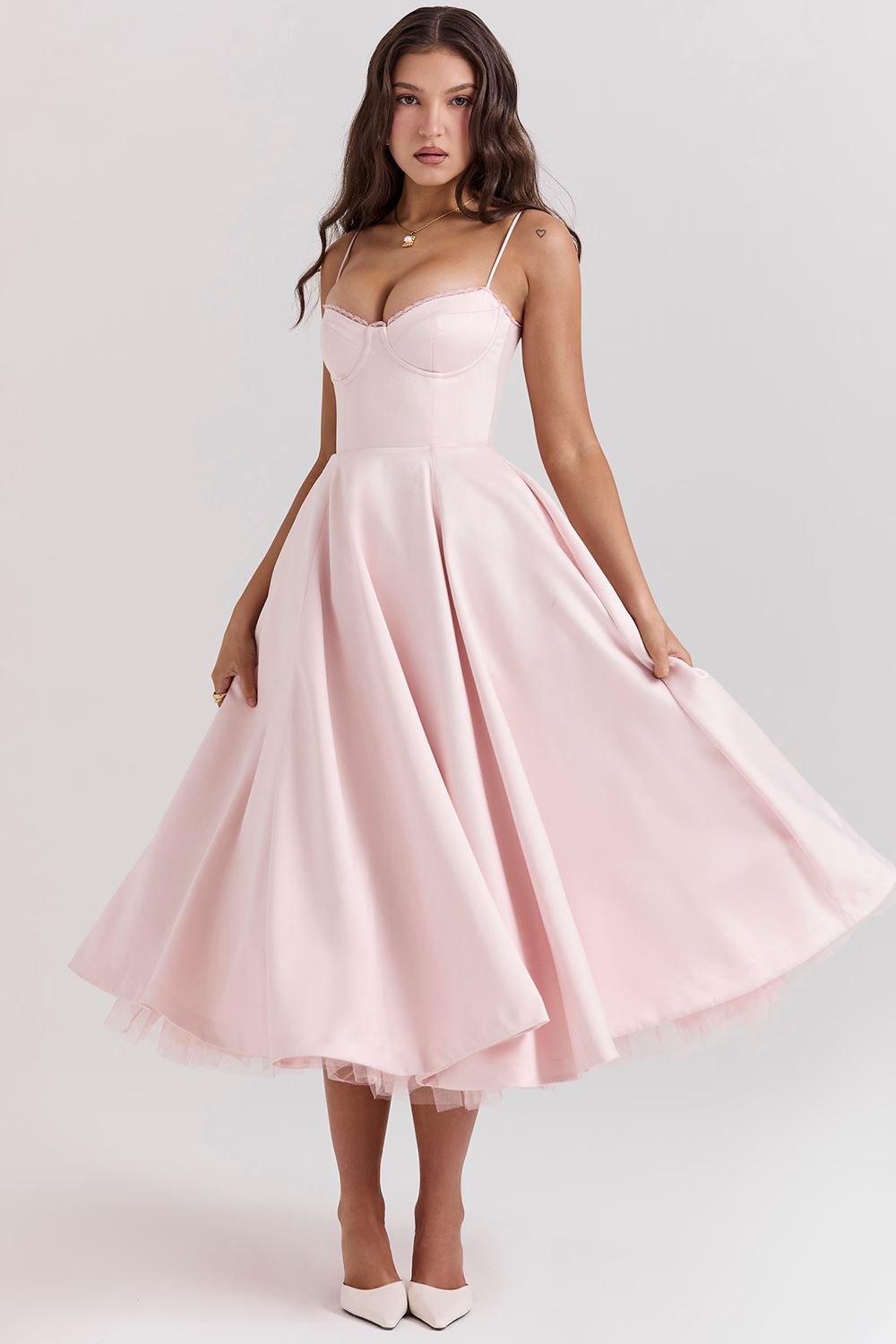 Kelsie Dress | Women's Elegant Satin Party Dress