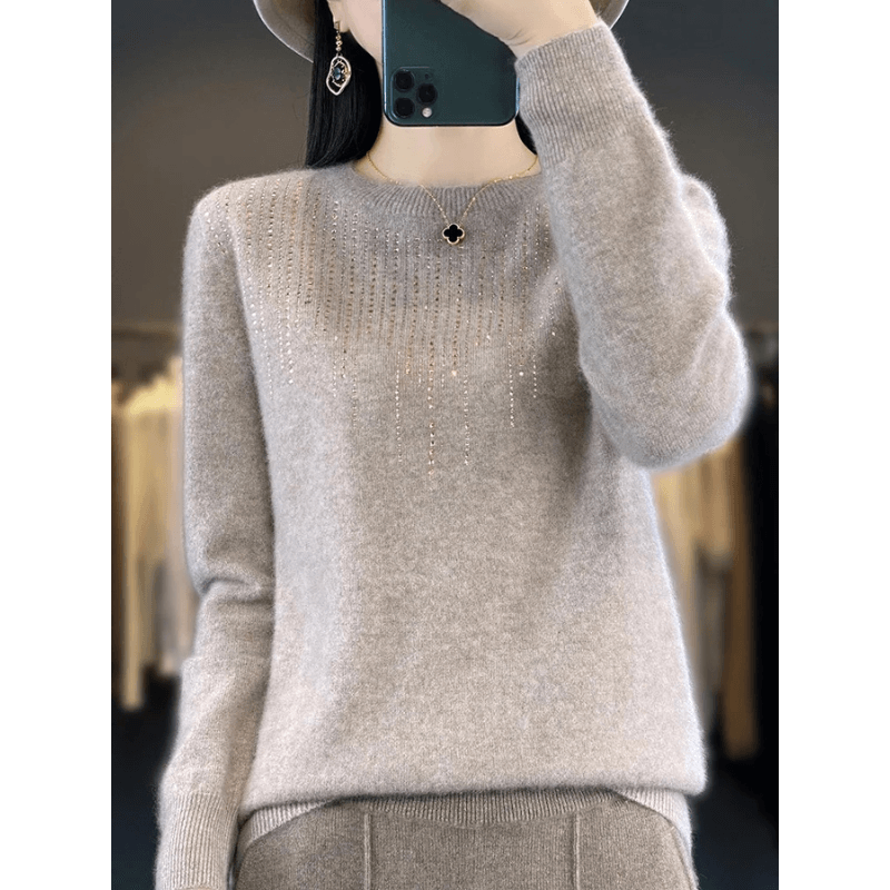 Jelani Sweater | Soft Knit Sweater with Sparkling Detail