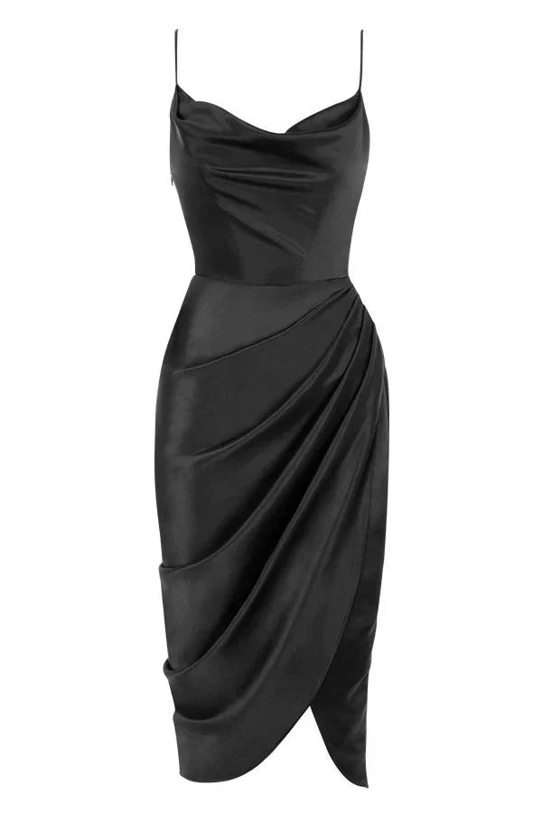 Keila Dress | Women's Silk Maxi Dress with Corset