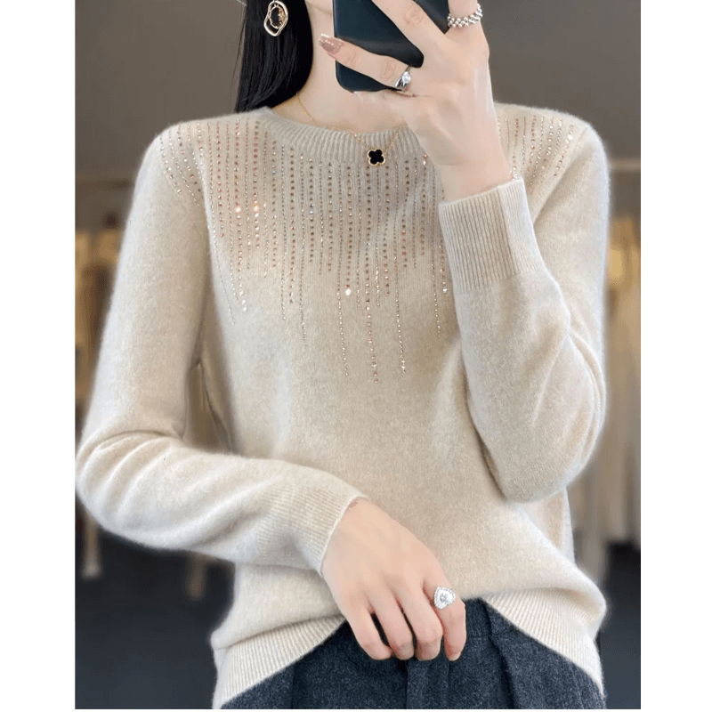 Jelani Sweater | Soft Knit Sweater with Sparkling Detail