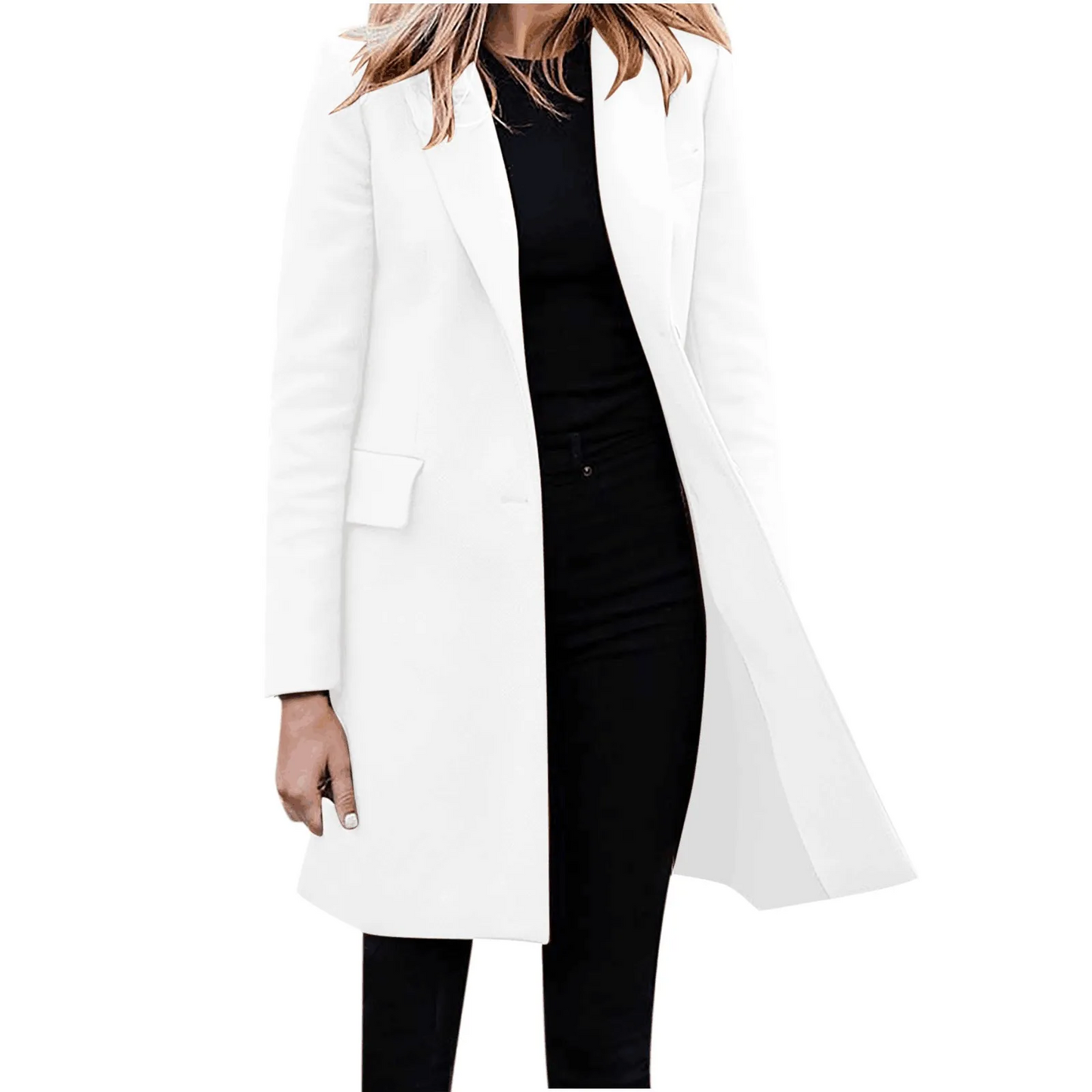 Federica Wool-Blend Overcoat | Classic Style with Pockets