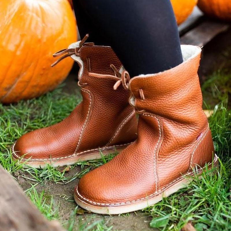 Ivelisse   Boots | Women's Wool-Lined Waterproof Leather Boots