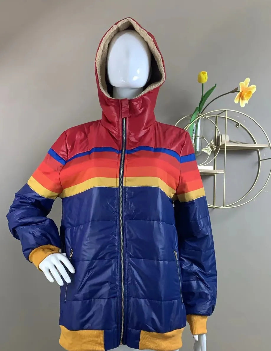 Ivonne  Jacket | Women’s Rainbow Thermal Jacket for Ultimate Warmth