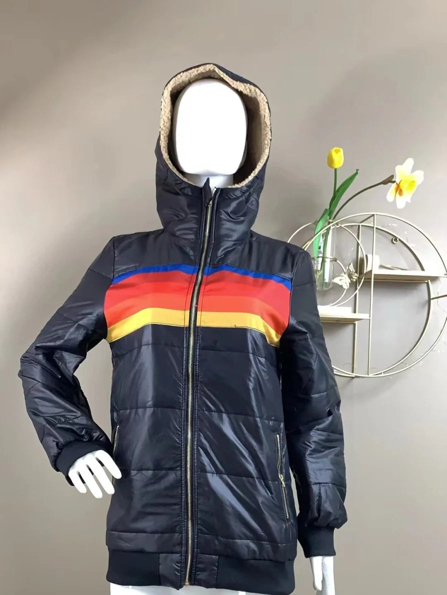 Ivonne  Jacket | Women’s Rainbow Thermal Jacket for Ultimate Warmth