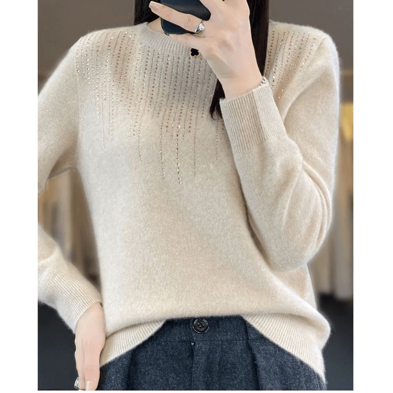 Jelani Sweater | Soft Knit Sweater with Sparkling Detail