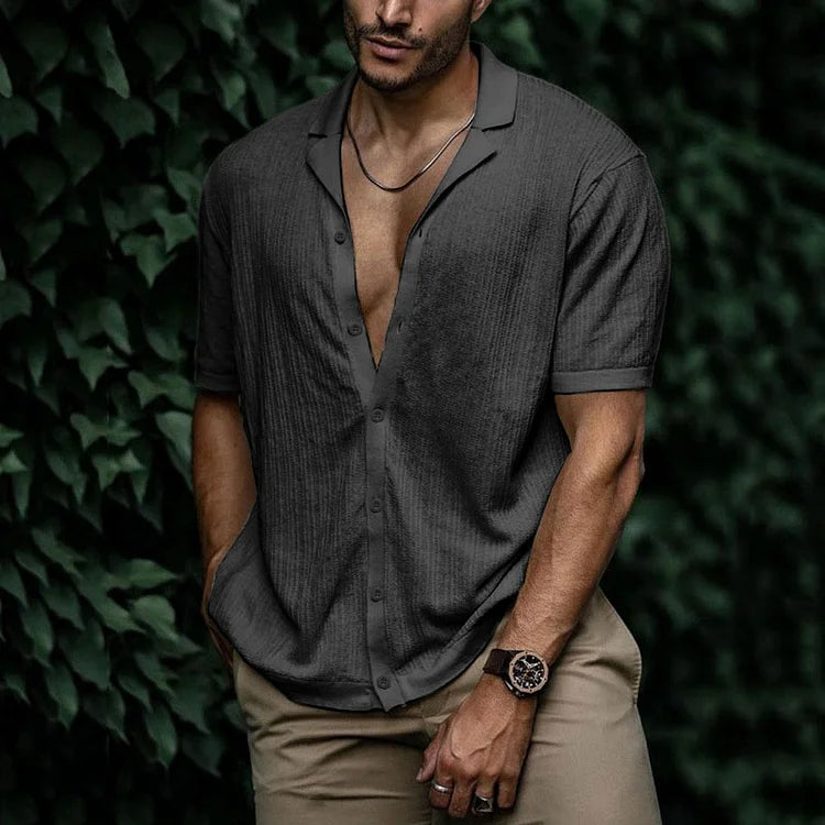 Valensio Linen Shirt | Classic Button-Down Summer Shirt for Men