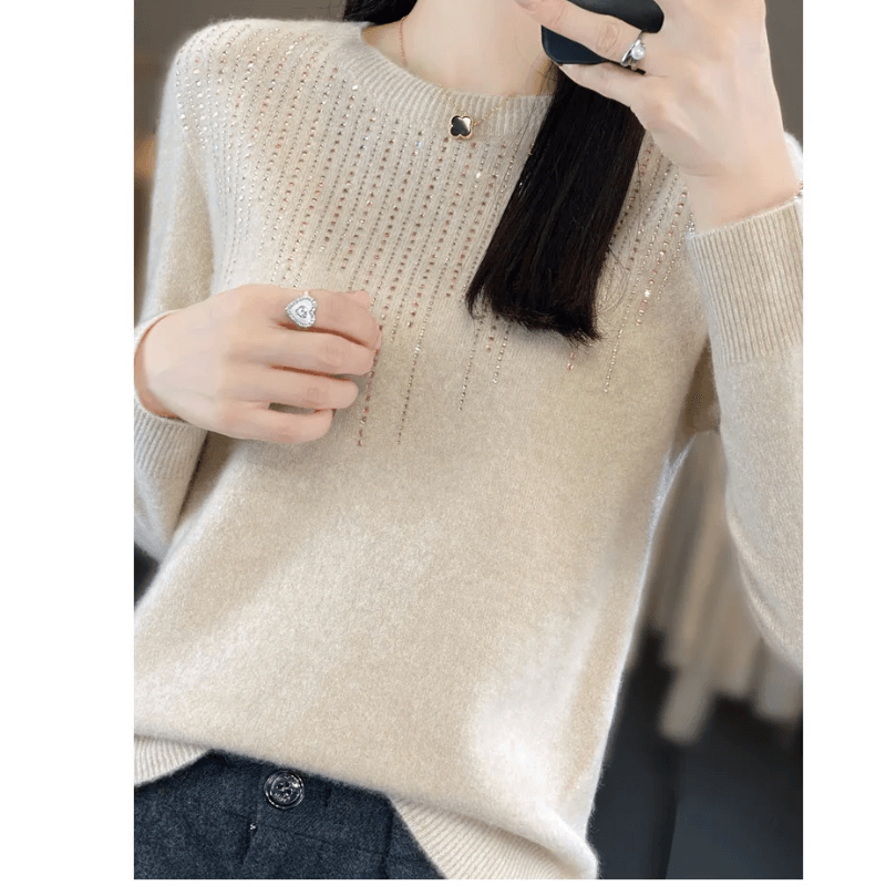 Jelani Sweater | Soft Knit Sweater with Sparkling Detail