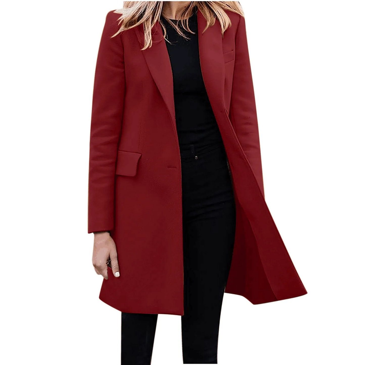 Federica Wool-Blend Overcoat | Classic Style with Pockets