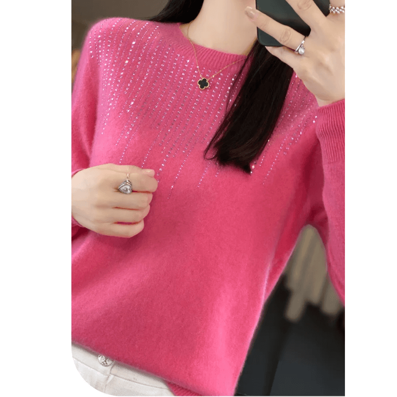 Jelani Sweater | Soft Knit Sweater with Sparkling Detail