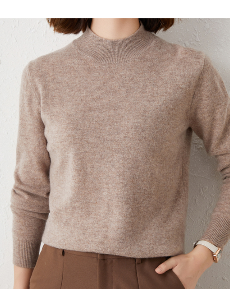 Henley Sweater | Lightweight Turtleneck Sweater