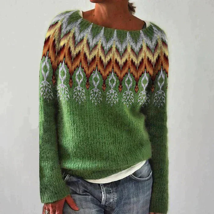 Abby Jumper | Women's Colorful Fair Isle Knit Jumper