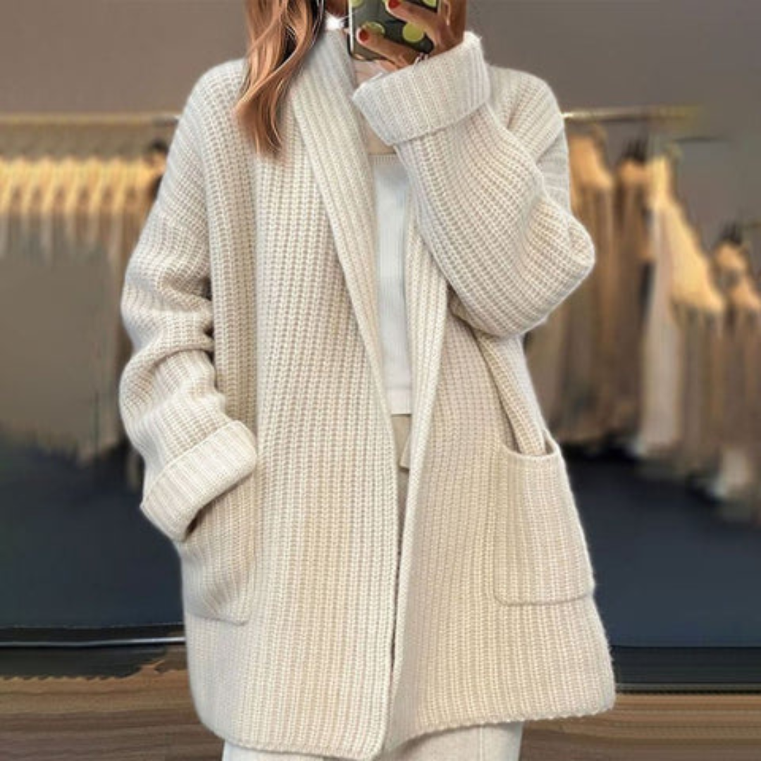 Nancy Cardigan | Women's Autumn Cozy Long Knit Cardigan