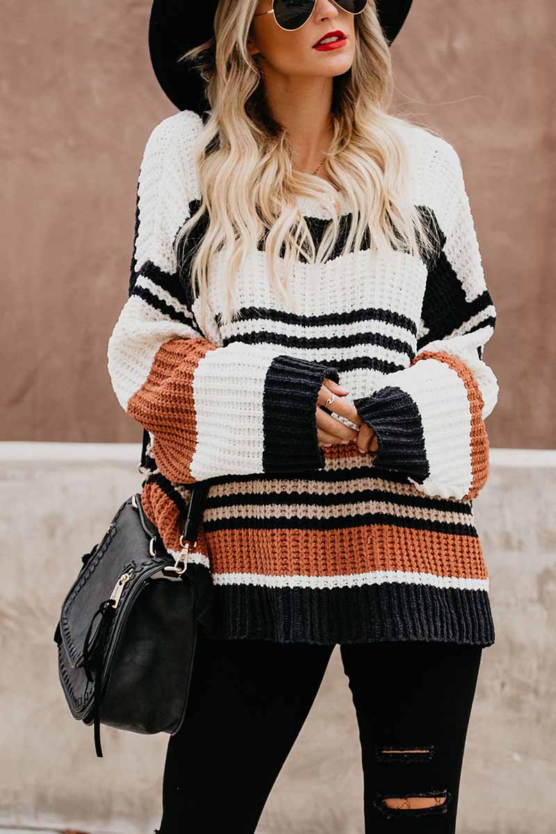 Sacha Jumper | Women’s Winter Striped Knit Jumper