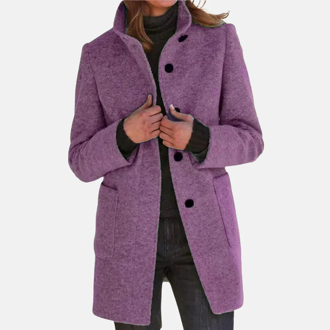 Remi Coat | Women’s Autumn Vintage Wool-Blend Tweed Coat