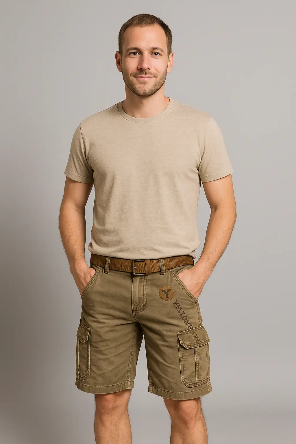 Fenella Shorts | Men’s Vintage Cargo Shorts with Utility Pockets and Relaxed Summer Fit