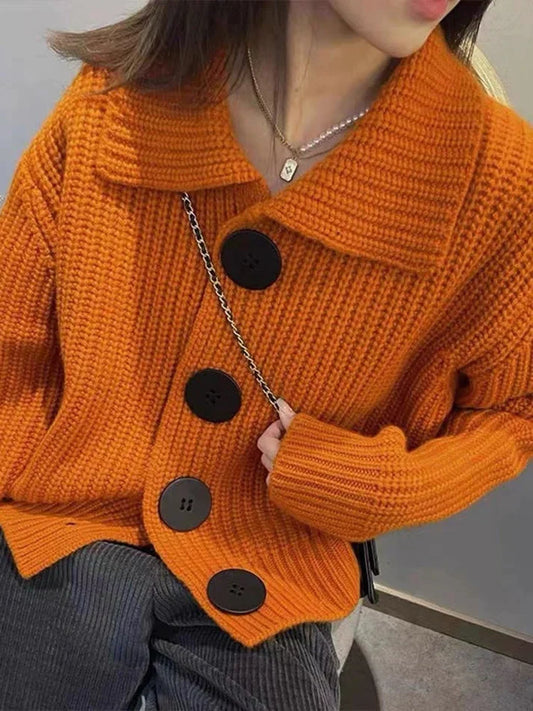 Ilana Sweater | Cozy Oversized Button-Up Sweater